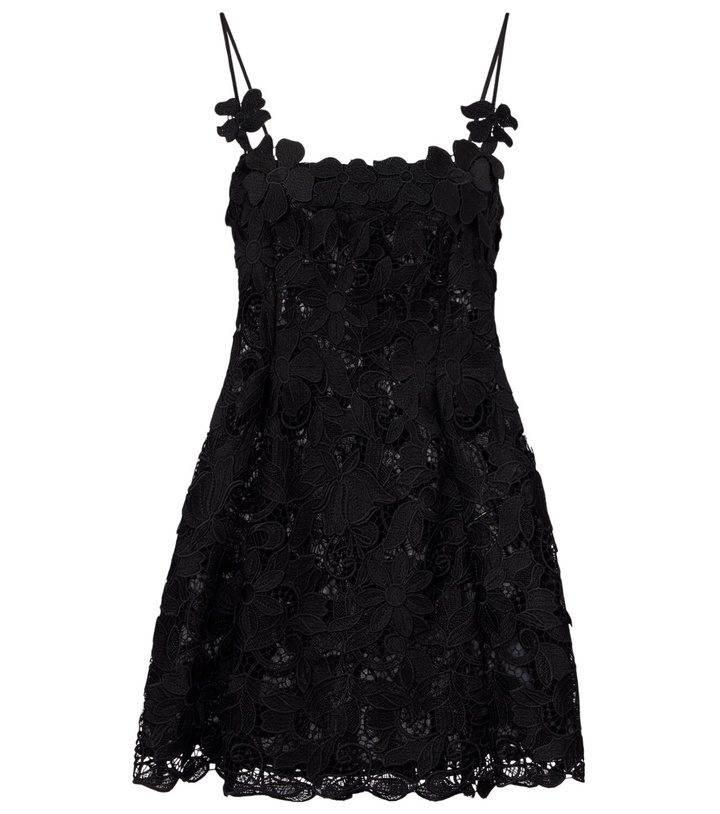 Photo: Blumarine Floral lace minidress