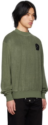 Youths in Balaclava Green Patch Sweatshirt