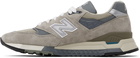 New Balance Gray Made In USA 998 Core Sneakers