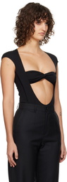Beaufille Black Baes Bodysuit