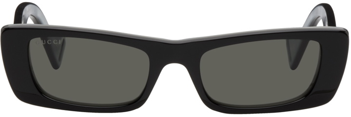 Photo: Gucci Black Rectangular Sunglasses