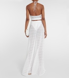 Missoni Mare Crochet-knit halterneck crop top