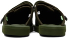 Suicoke Khaki ZAVO-Cab Slippers