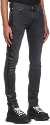 Alexander McQueen Gray Side Stripe Jeans