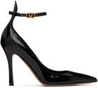 Valentino Garavani Black Tan-Go 100 Heels