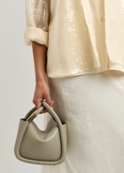 Boyy Wonton 20 Leather top Handle bag - Sage - One Size