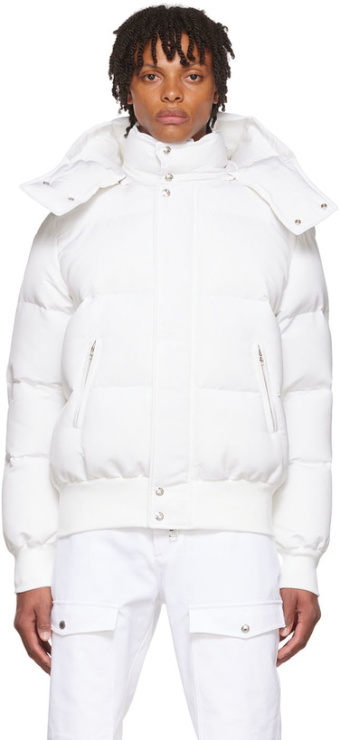 Photo: Alexander McQueen White Polyester Jacket