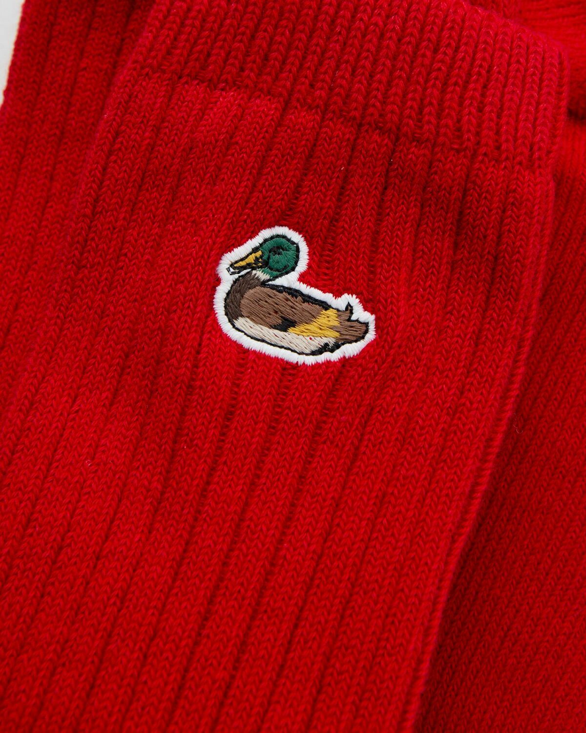 Edmmond Studios Duck Socks Red Socks