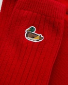 Edmmond Studios Duck Socks Red Socks