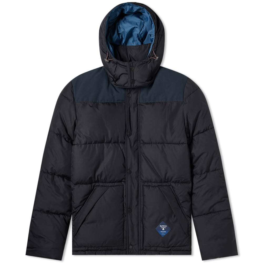 Barbour Mill Down Quilt Jacket Navy Barbour