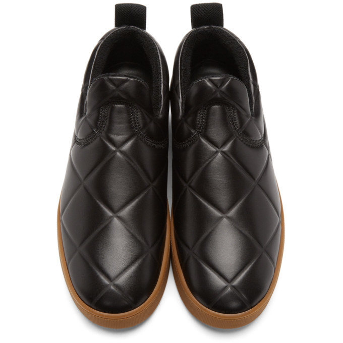 Bottega Veneta Black BV Quilt Sneakers Bottega Veneta