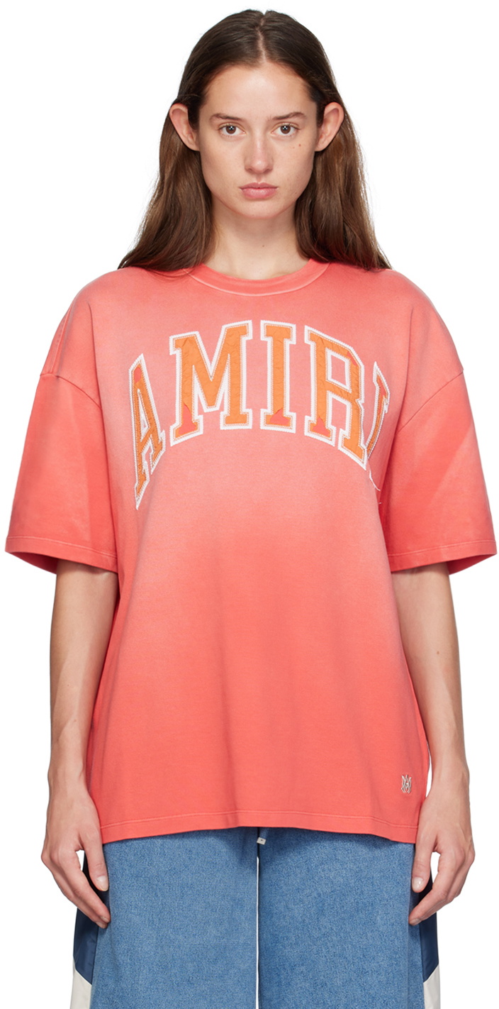 AMIRI Red 'Amiri' Vintage Oversized T-shirt Amiri