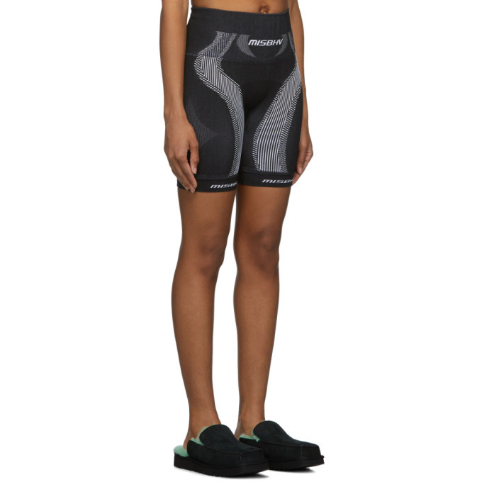 MISBHV Black and White Active Future Shorts MISBHV