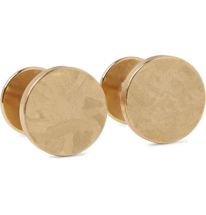 Photo: Alice Made This - Dot Gold-Tone Cufflinks - Gold