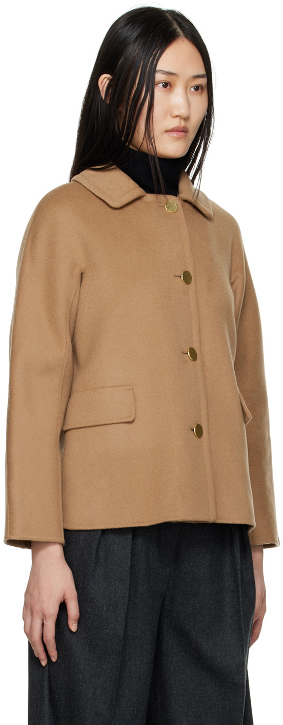 S Max Mara Brown Sogno Coat S Max Mara