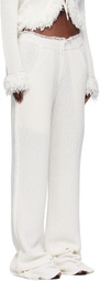 Aya Muse White Mello Trousers