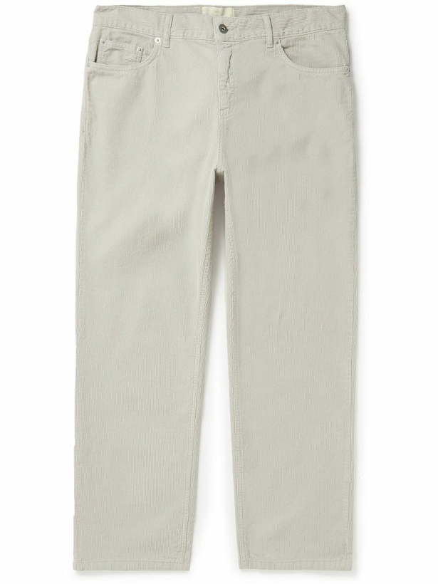 Photo: Folk - Straight-Leg Cotton-Corduroy Trousers - Neutrals