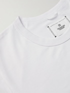 REIGNING CHAMP - Copper Cotton-Blend Jersey T-Shirt - White