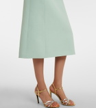 Valentino Crepe Couture VGold midi dress
