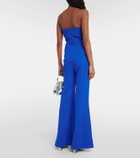 Roland Mouret Asymmetric wool crêpe jumpsuit