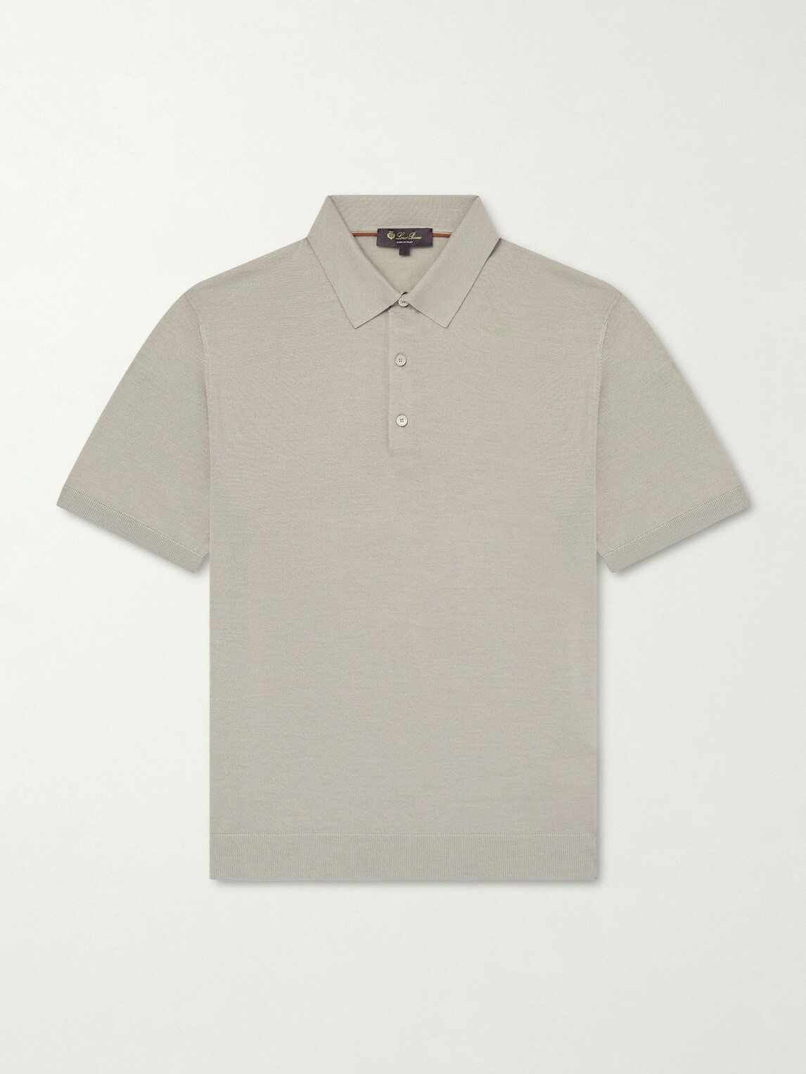 Loro Piana - Slim-Fit Wool, Silk and Cashmere-Blend Polo Shirt - Green