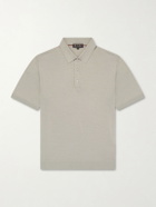 Loro Piana - Slim-Fit Wool, Silk and Cashmere-Blend Polo Shirt - Green