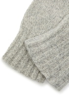 John Smedley Calow Cashmere and Merino-blend Gloves Taupe