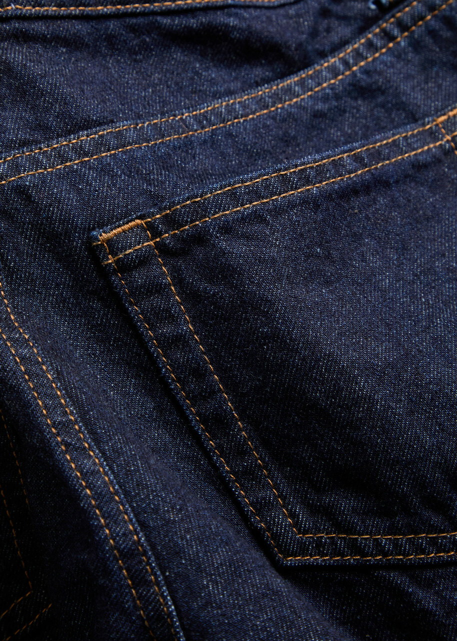 Reformation Cary Wide-leg Jeans Dark Blue