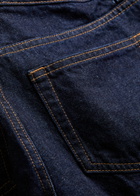 Reformation Cary Wide-leg Jeans Dark Blue