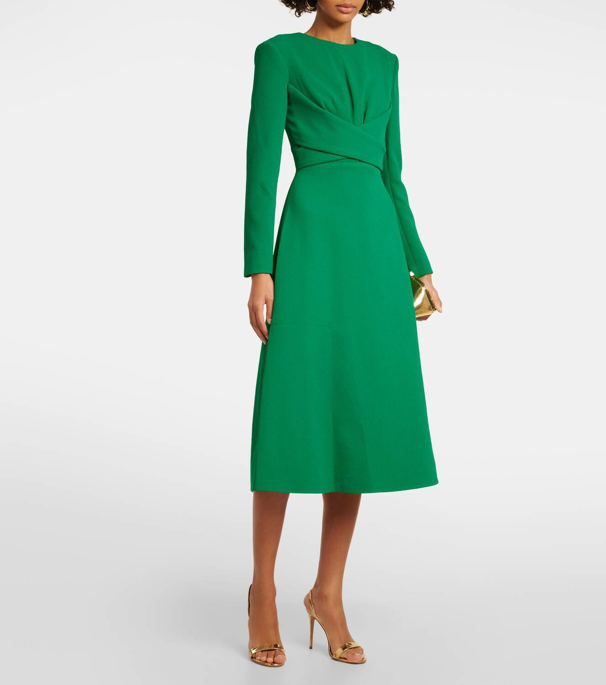 Emilia Wickstead Elta crêpe midi dress Emilia Wickstead