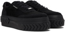 both Black Tyres Platform Low Sneakers