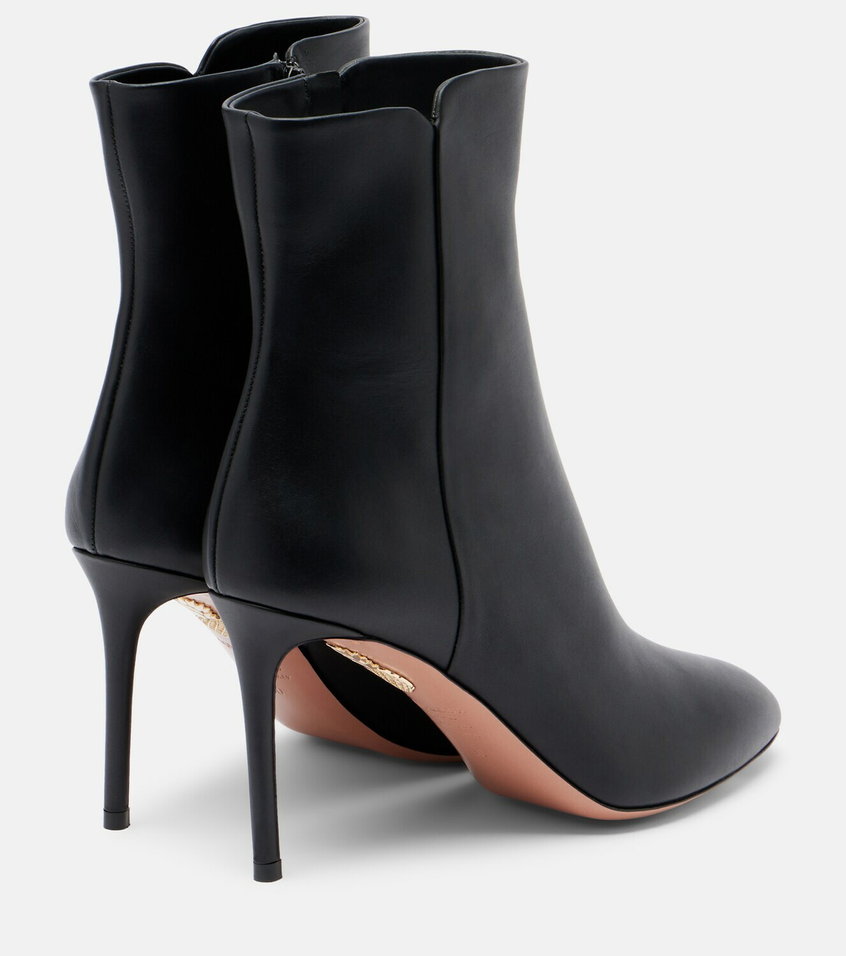 Aquazzura Sellier 85 leather ankle boots