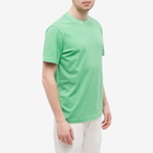 Moncler Men's Logo Ribbed T-Shirt in Green