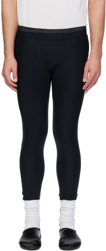 Photo: Literary Sport Black Mare Running Leggings