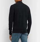 Mr P. - Slim-Fit Merino Wool-Piqué Rollneck Sweater - Blue