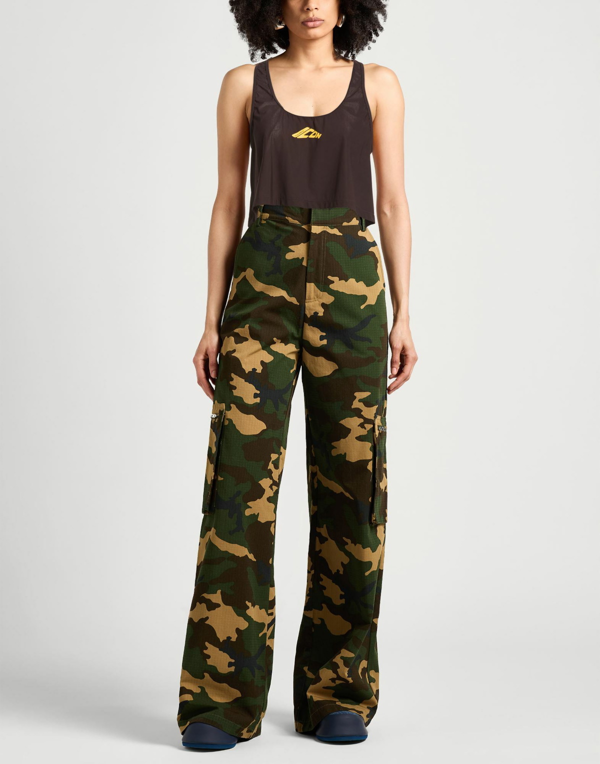 Dsquared2 Icon Womens Tank top Dark in Brown