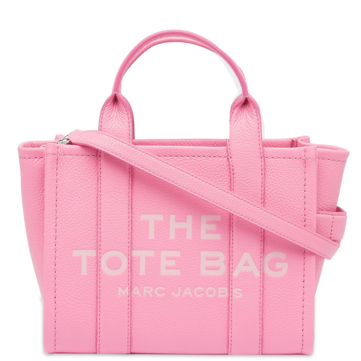 Marc Jacobs Lock And Key Pebbled Shoulder Bag in Pink | Lyst