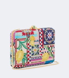 Judith Leiber Couture Slim Slide Ceramica embellished clutch