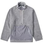 F/CE. Men's Recycled Wool Boa Fleece Popover in Grey