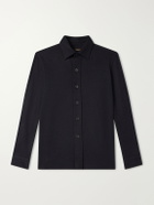 Rubinacci - Blanket Cashmere-Blend Jersey Shirt - Blue