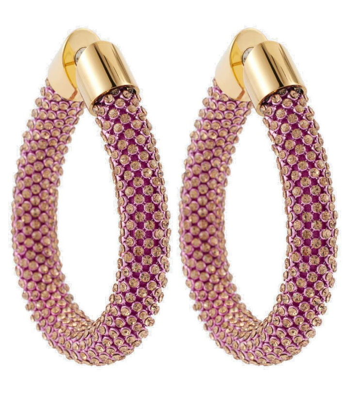 Photo: Rabanne Embellished hoop earrings