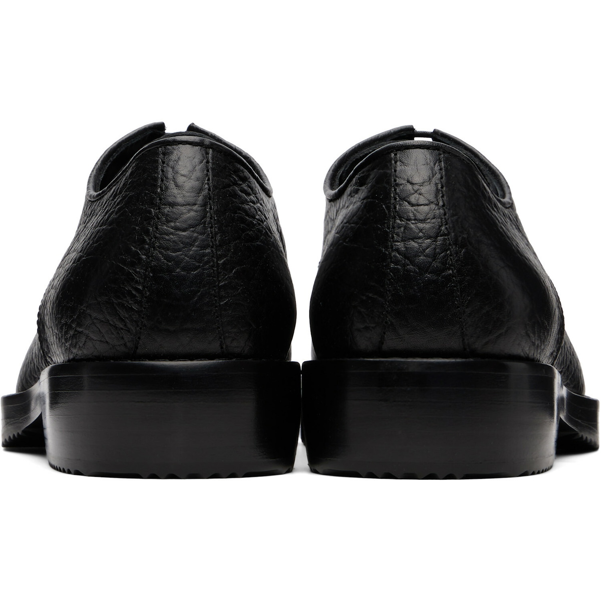 Dries Van Noten Black Leather Derbys
