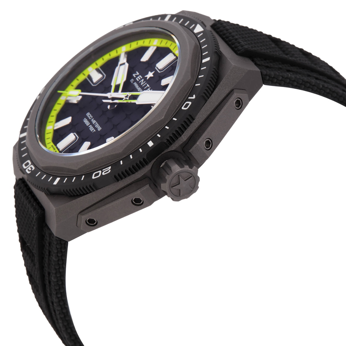 Zenith Defy Extreme Diver Automatic Black Dial Watch 97.9600.3620/21.I300