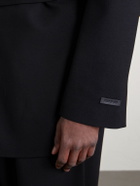 Fear of God - Crewneck Belted Virgin Wool-Blend Woven Jacket - Black