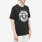 Men's AAPE Mono Camo Stamp T-Shirt in Black