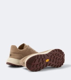 Fedeli Suede-trimmed sneakers