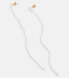 Sophie Bille Brahe Grande Promenade 14kt gold and pearls earrings