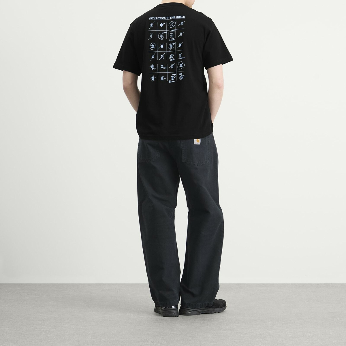 Daily Paper Men's Shield Evolution T-Shirt in Black