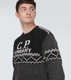 C.P. Company Chenille cotton jacquard sweater