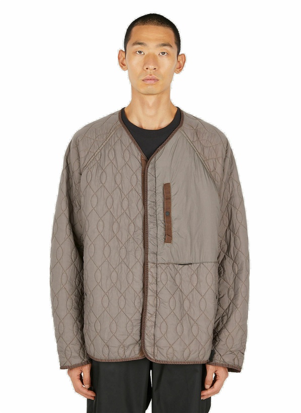 Photo: The Nover Quilted Jacket in Grey
